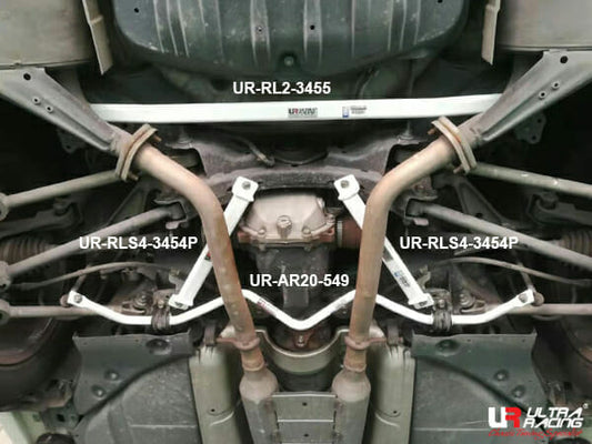 Infiniti Q70 (Y51) 2.5/3.5 V6 2WD 13+ UltraRacing 4-Point Rear Lower Bar (3454P)