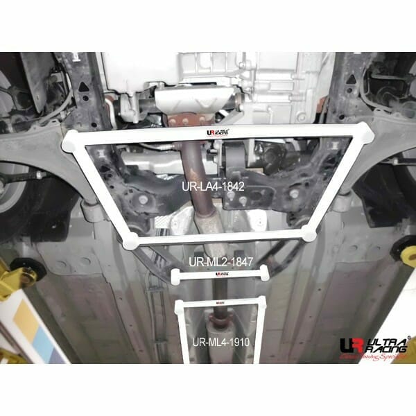 Buick Lacrosse 2.4 2WD 10-16/Regal 2.0 08-19 UltraRacing 4-Point Front Lower Brace (1842)