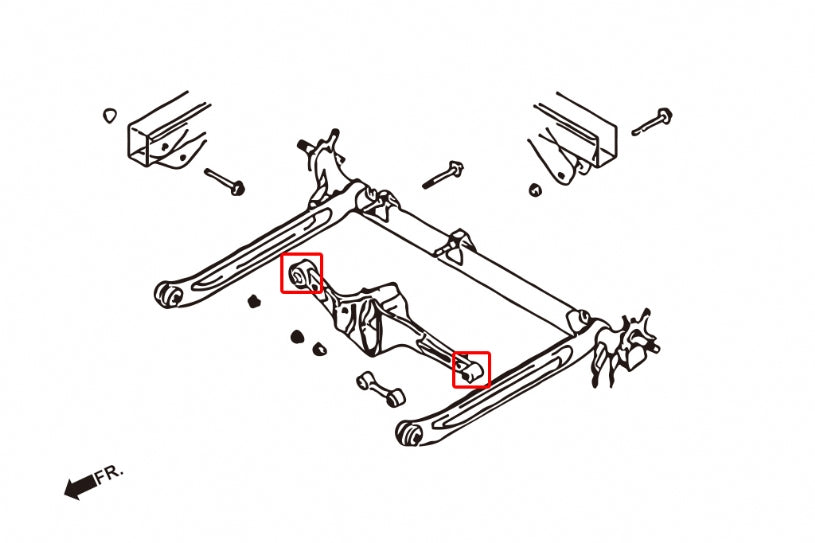 Rear Lateral Link Bushing Nissan Sentra