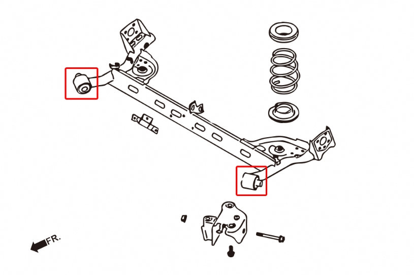 Rear Frame Bushing Luxgen, Nissan