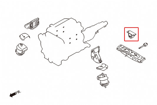 Harden Transmission Mount Infiniti G series, Nissan Skyline, Z-series
