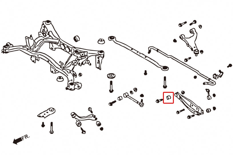 Rear Lower Arm Bushing Subaru