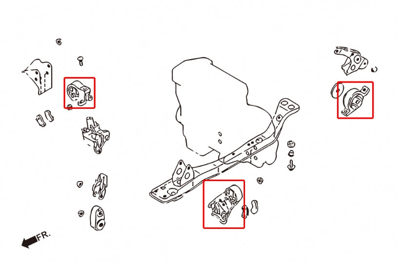 Harden Engine Mount Nissan March