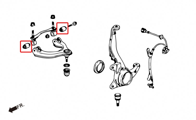 Front Upper Arm Bush Honda Civic, Crx, Integra