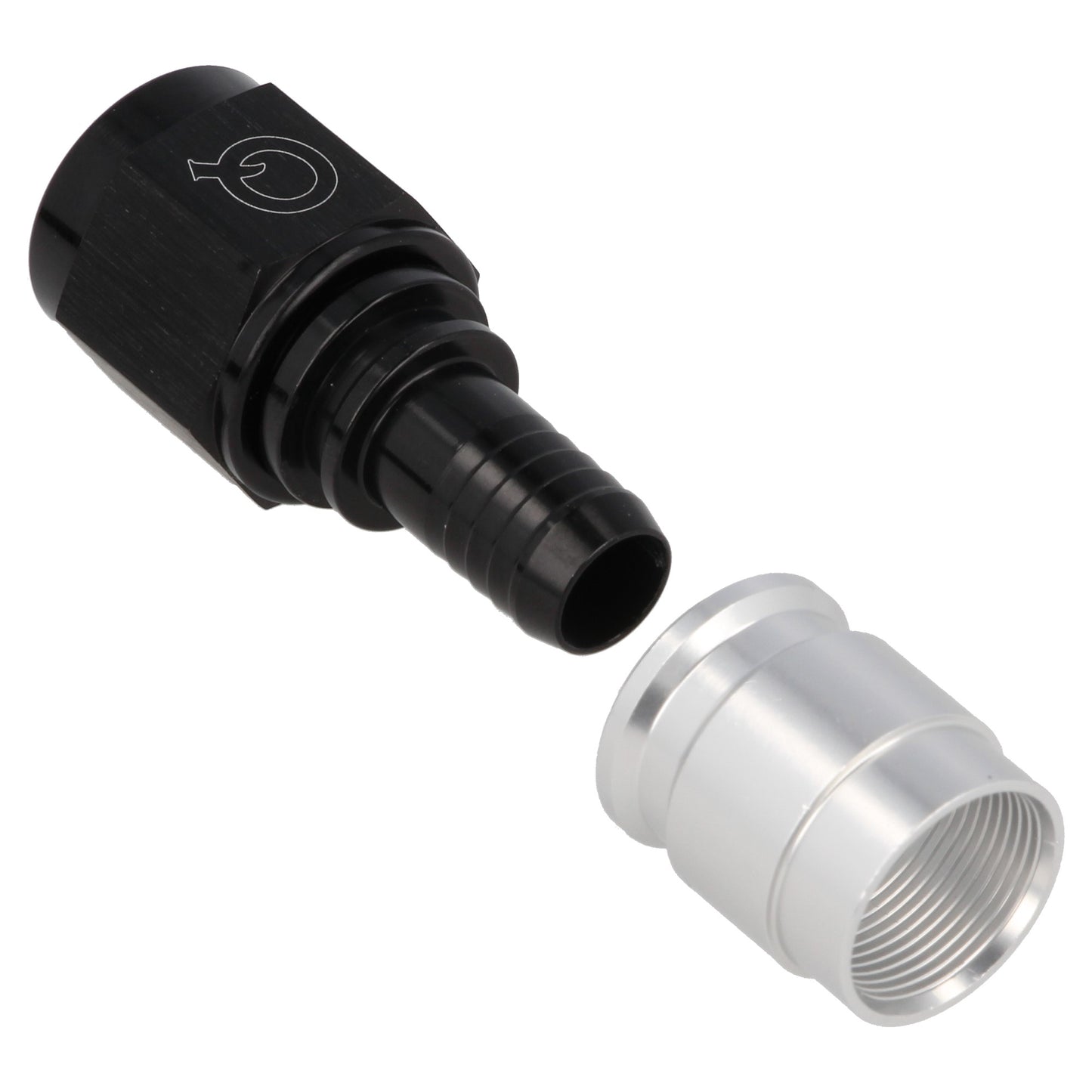 shrink hose adapter PTFE straight AN4
