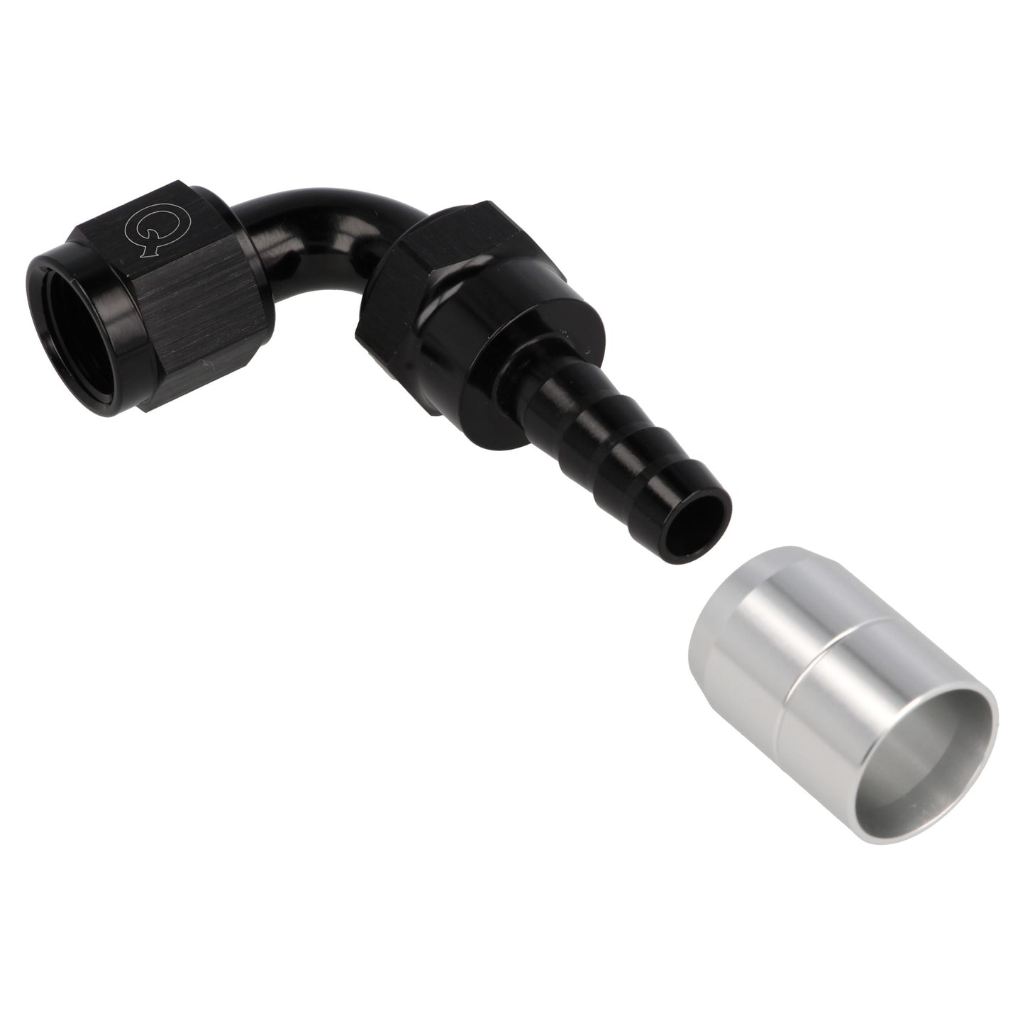 shrink hose adapter 90° AN8