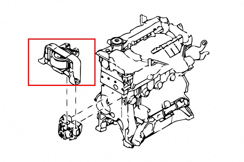 Harden Engine Mount Ford Focus, Mazda 3, 5