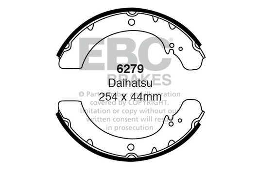 6279 - EBC Brake Shoes; Front