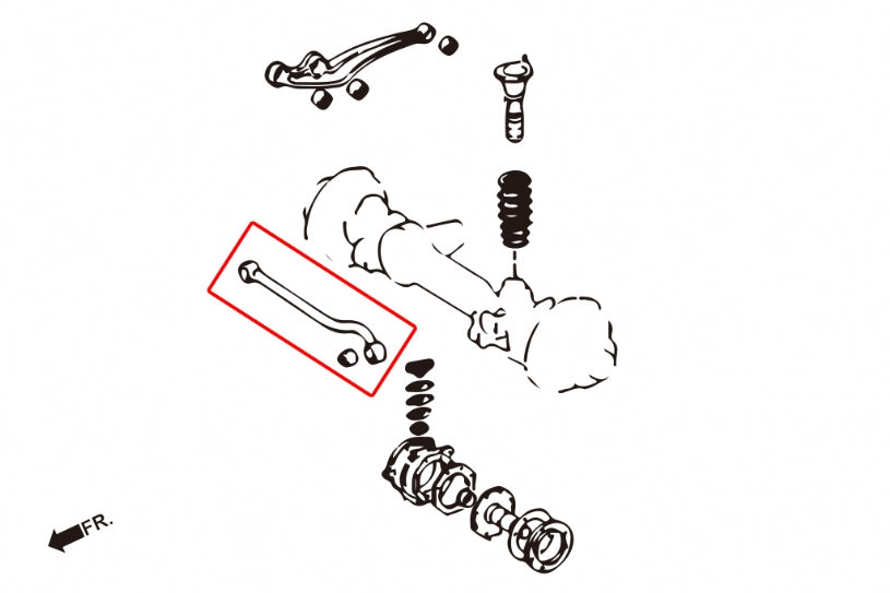 Front Lateral Rod Bush Lexus LX, Toyota Land cruiser