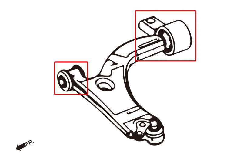 Front Lower Arm Bushing Ford Fiesta, Mazda 2