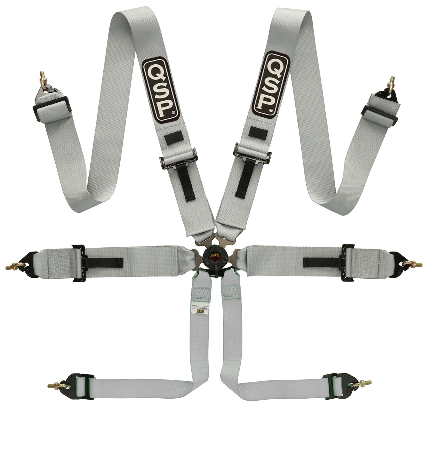 6-point safety harness Pro Plus FIA - Grey