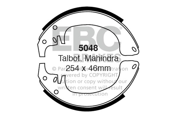 5048 - EBC Brake Shoes;