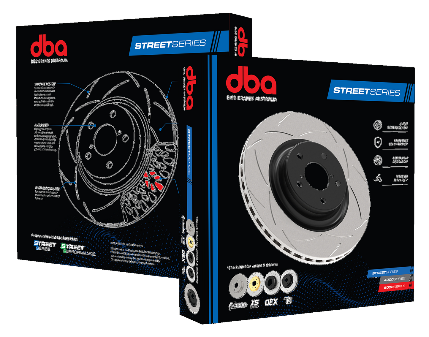 DBA2614S - Street Series T2 Brake Rotor; Front