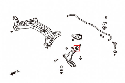 Front Lower Arm Bushing Nissan Sentra