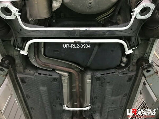 Volkswagen Polo MK5 (TYP 6R) 1.2 TSI/1.4 TSI 2WD 10-17 UltraRacing 2-Point Rear Lower Bar (3904)