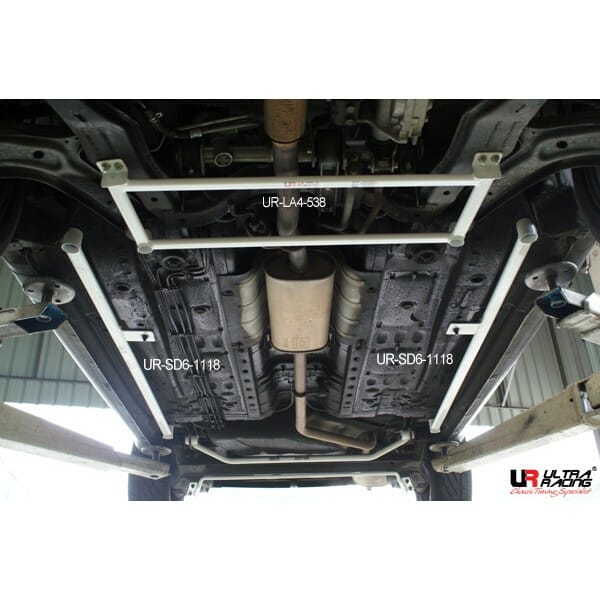 Proton Saga FLX (BT / MK3) 1.3/1.6 2WD 11-16 UltraRacing 4-Point Front Lower Brace (3651)