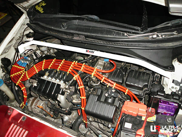 Honda City (GM2) 1.5 2WD CNG 08-14 UltraRacing 2-Point Front Upper Strutbar (3534)