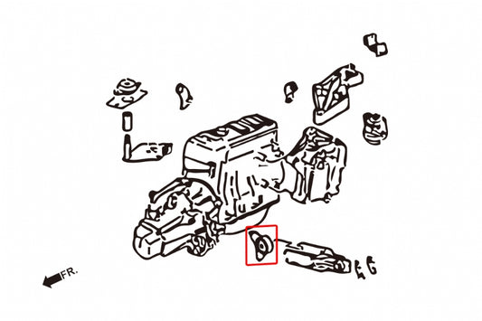 Reinforced Mount Bush Peugeot 106