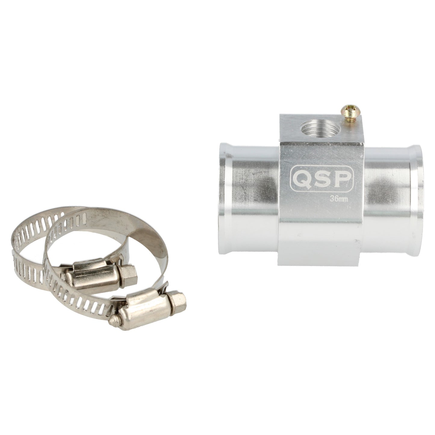 T-adapter for M14x1.5 sensor - 32 mm - Silver