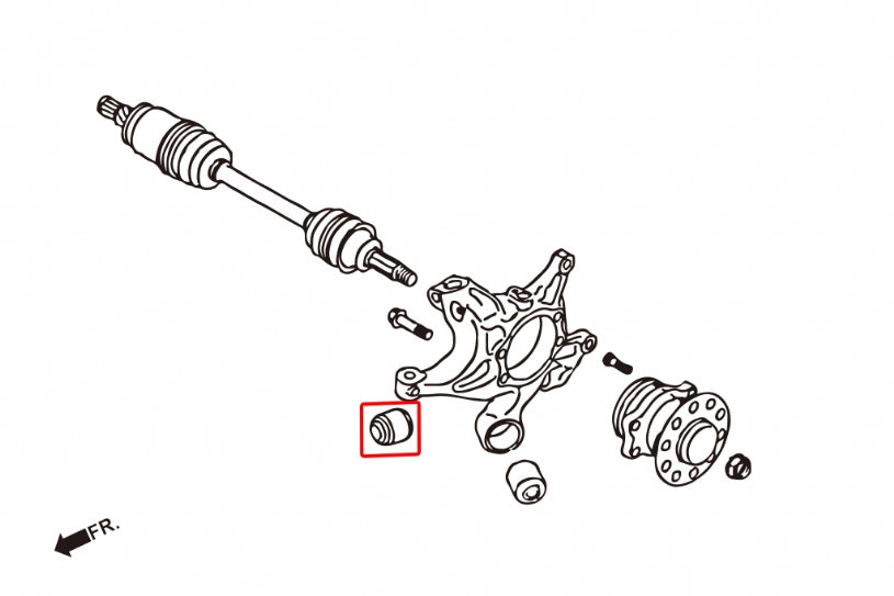 Rear Knuckle Bushing Scion, Subaru, Toyota