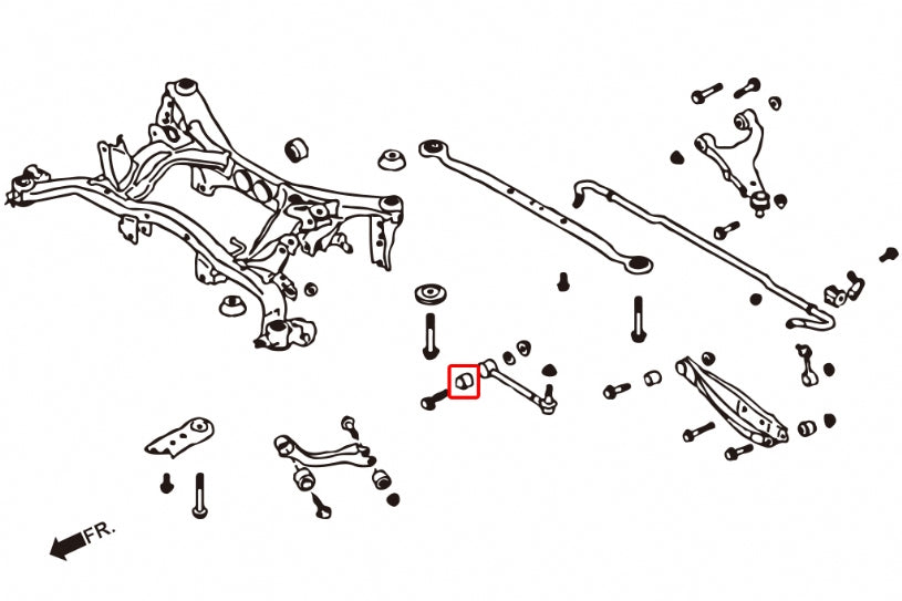 Rear Toe Arm Bushing Subaru