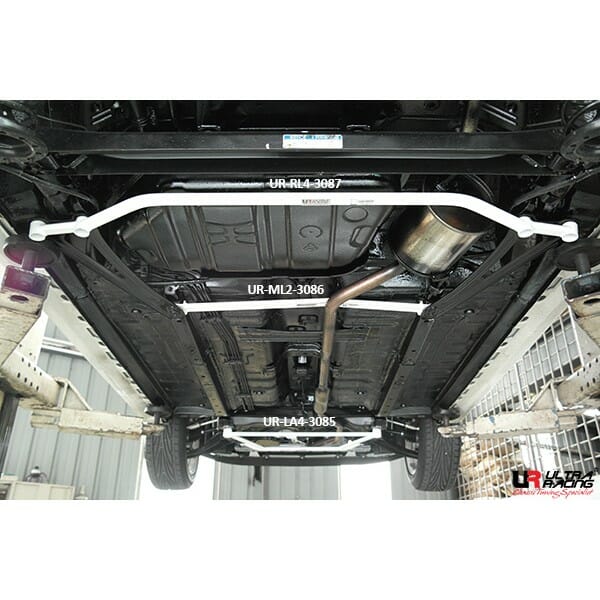 Perodua Axia (B200) 1.0 14+/Bezza 1.0 16+ 2WD UltraRacing 4-Point Rear Lower Bar (3087)