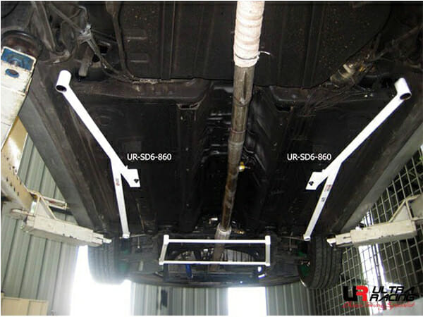 Proton Satria Neo (BS) 1.3/1.6 2WD 06-15 UltraRacing 6-Point Rear Torsion Bar (860P)