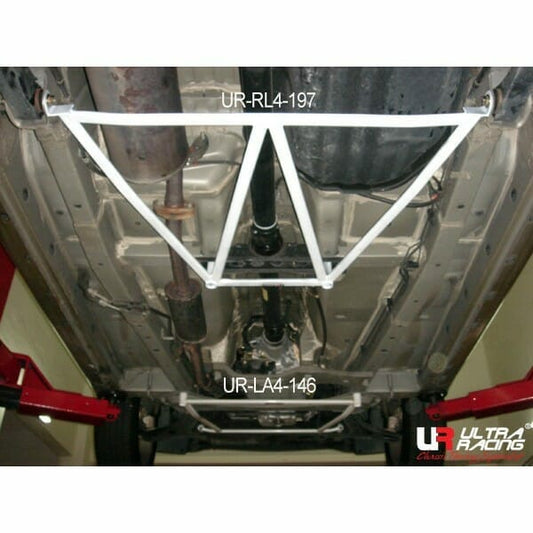 Chevrolet Aveo (T250) 1.5 2WD FL 05-11 UltraRacing 4-Point Rear Lower Bar (197)