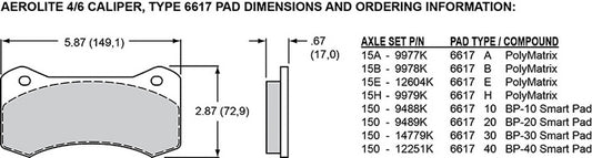 120-13281-RD - Wilwood Aero4 Brake Caliper; Red - Radial Right