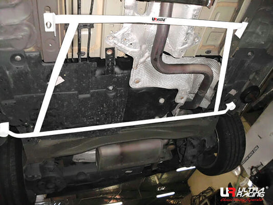 Citroen C4 Spacetourer 1.6 FL 18+/Peugeot 308-II 1.6T 14-21 2WD UltraRacing 4-Point Rear Lower Bar (3514)