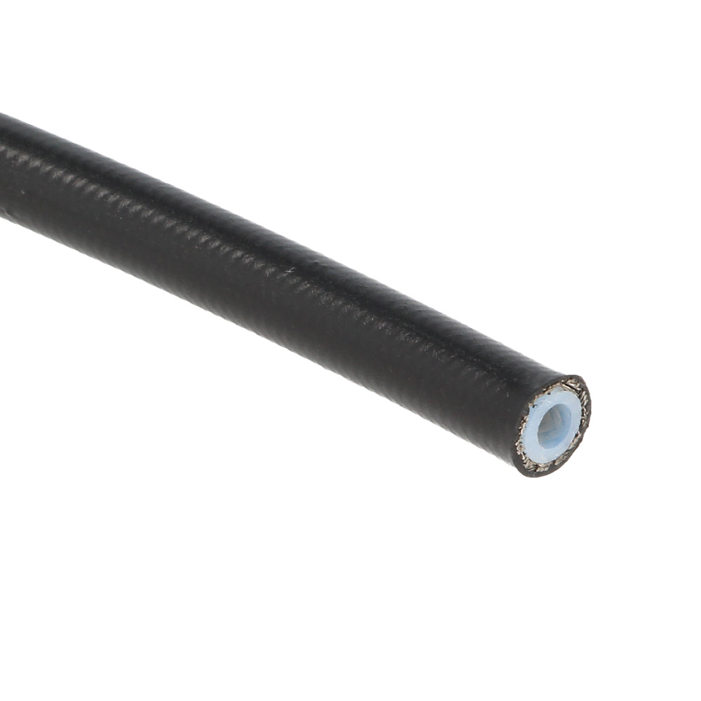 fuel / oil hose Stainless steel jacket PTFE AN6 coating Black (ø 8.13mm)