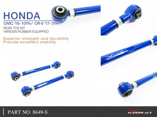 Rear Toe Kit Honda Civic, CR-V