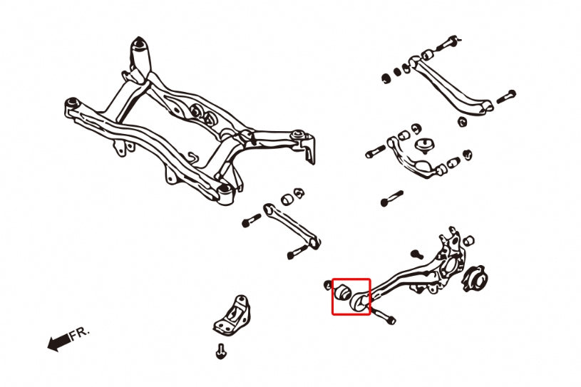 Rear Trailing Arm Bushing Subaru Legacy/outback