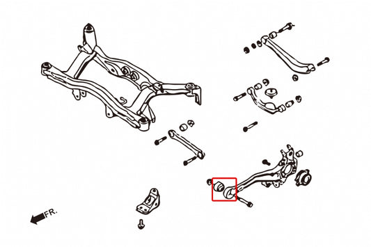 Rear Trailing Arm Bushing Subaru Legacy/outback
