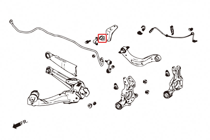 Rear Stabilizer Bushing Honda Civic