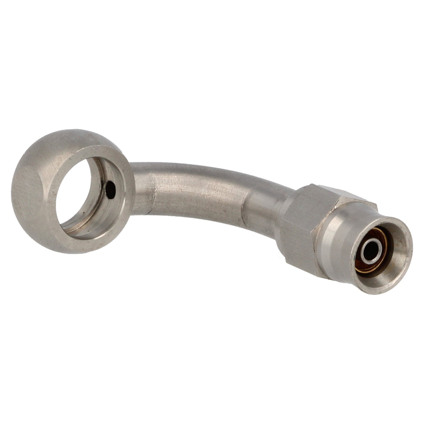 stainless steel banjo eye 90° AN3 - 11.2 mm