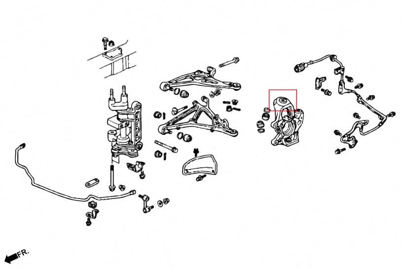 Front Knuckle Upper Ball Joint Honda NSX