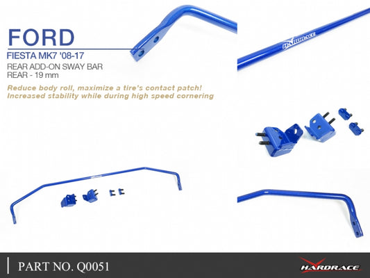 Rear Add-on Sway Bar Ford Fiesta