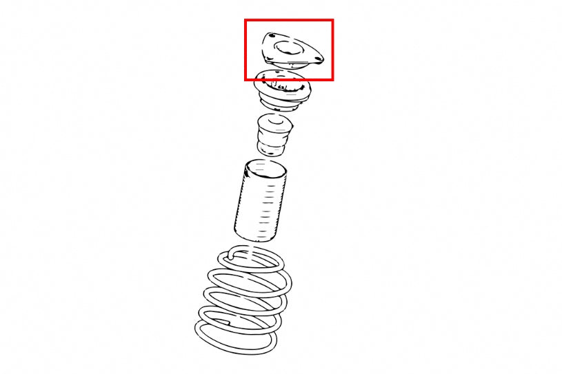 Front Reinforced Strut Mount Ford Focus, Mazda 3