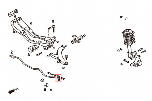 Front Reinforced Stabilizer Link Kits Subaru Forester, Impreza, Legacy/outback