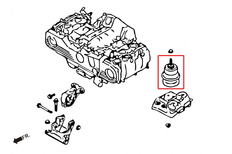 Harden Engine Mount Subaru Legacy/outback