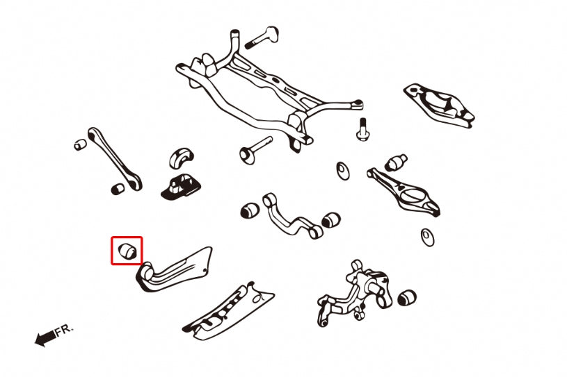 Rear Trailing Arm Bushing Audi, Seat, Skoda, Volkswagen