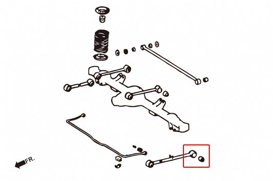 Rear Lower Arm Bush Lexus LX, Toyota Land cruiser