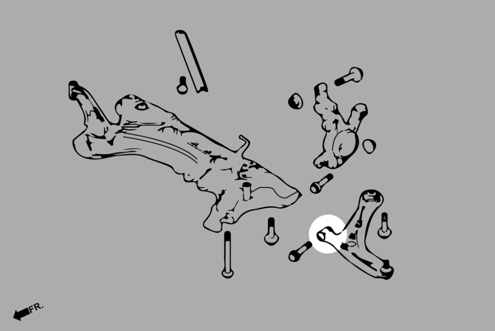 Front Lower Arm - Front Bush Ford Fiesta