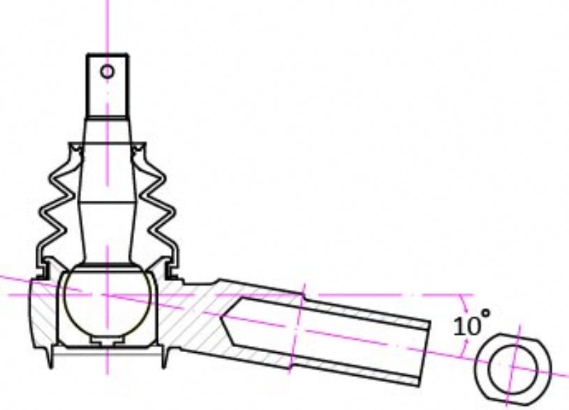 Rc Tie Rod End Infiniti Q45, Nissan 240SX