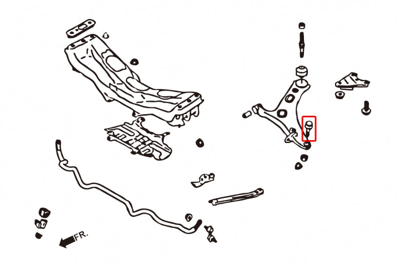 Roll Center Adjuster Subaru