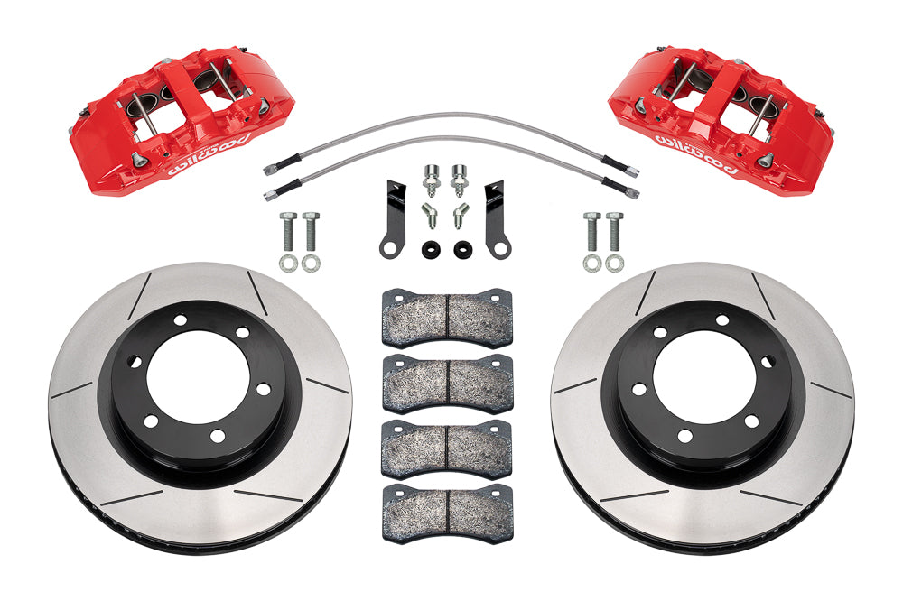 Wilwood Big Brake Kit - Front - AERO6-DM Direct-Mount Red