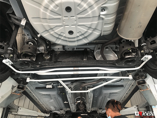 Nissan Almera (N18) 1.0T 2WD 19+ UltraRacing 2-Point Rear Lower Bar (4196)