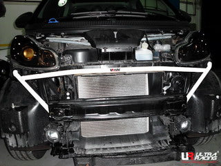 Smart Fortwo 451 07+ UltraRacing 2-Point Front Torsion Bar