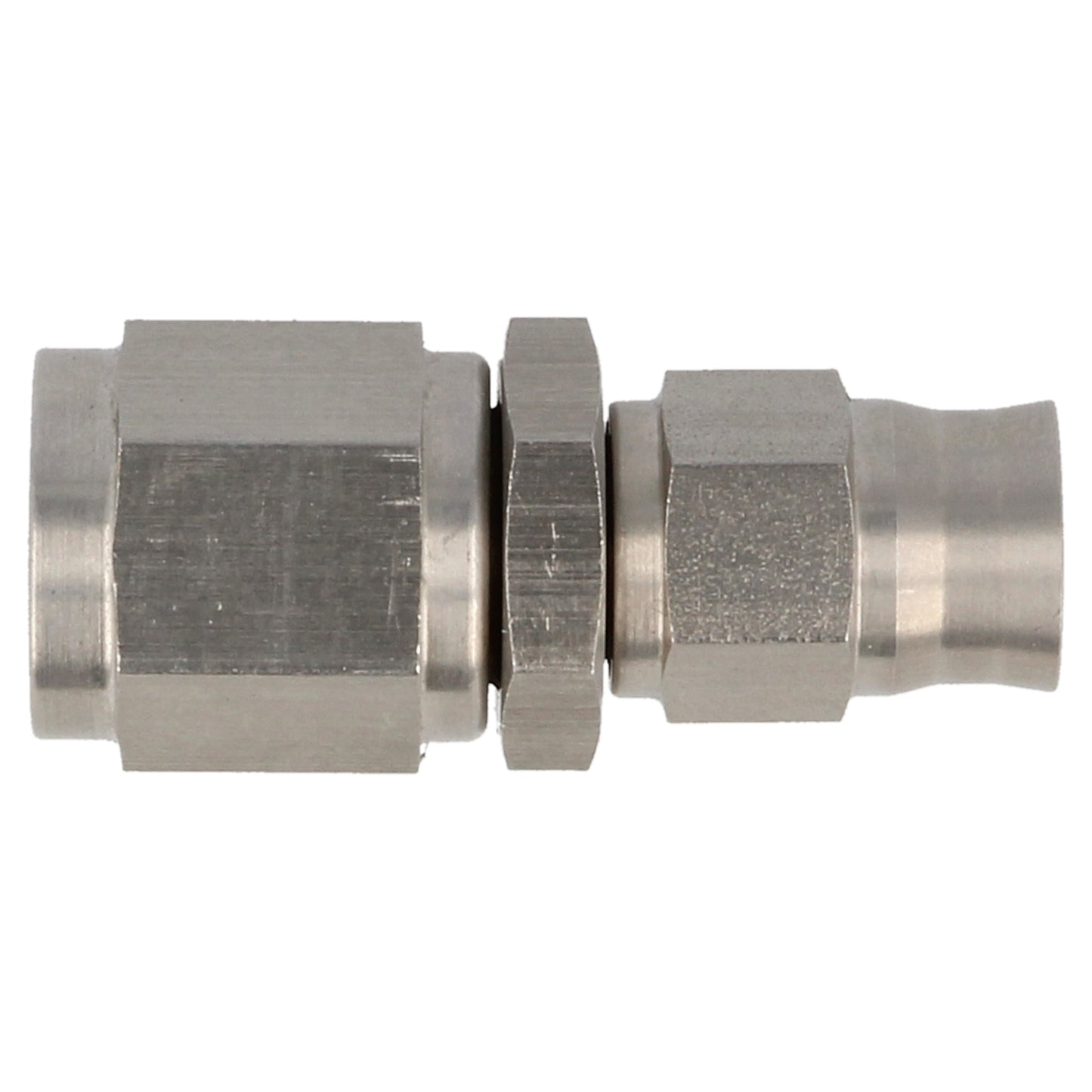stainless steel brake fitting female / female AN4 - AN3